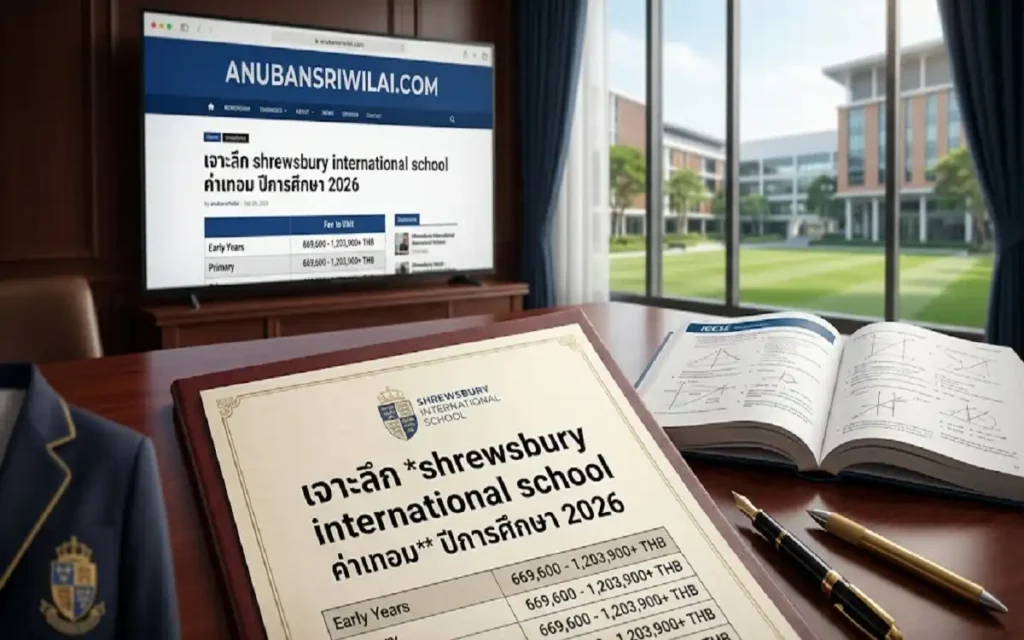 shrewsbury international school ค่าเทอม