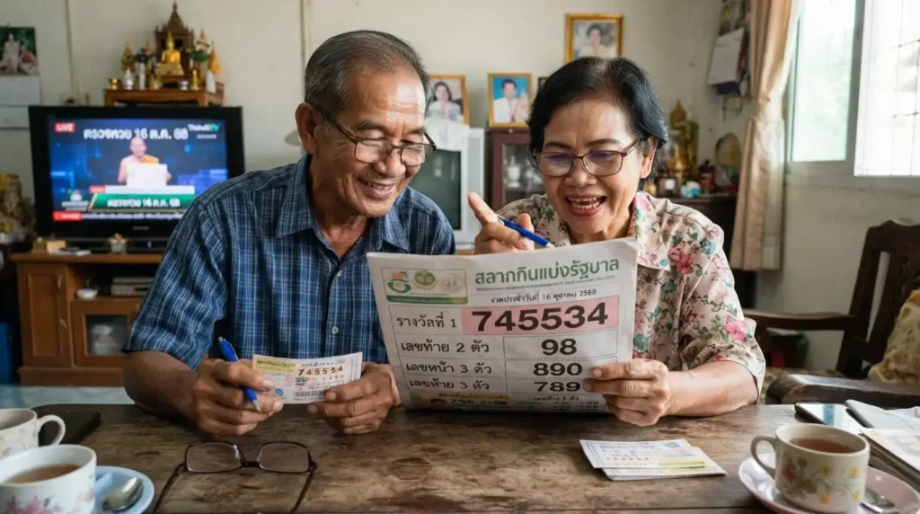 ตรวจหวย 16 ตุลาคม 2568
