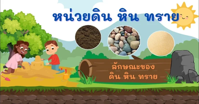 หน่วย หิน ดิน ทราย อนุบาล 1