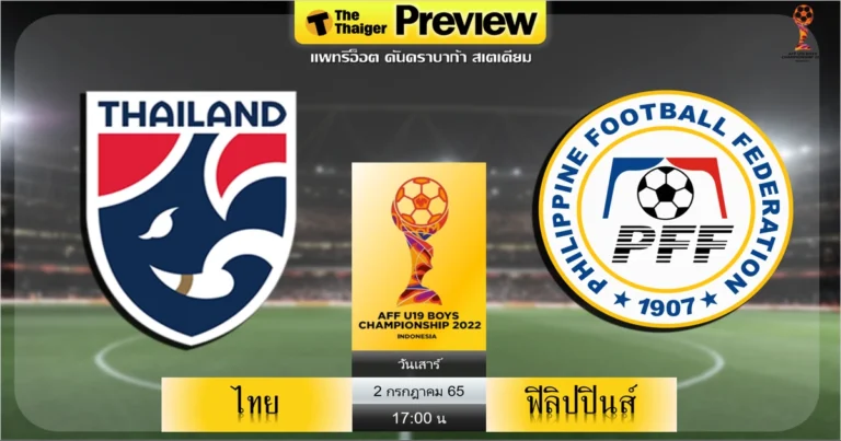 บอลไทยฟิลิปปินส์วันนี้